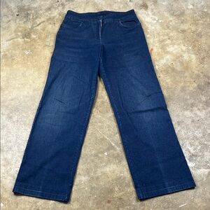 Eileen Fisher Lightweight Denim wide leg pants
Size: XS (Waist: 28”)
